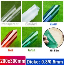 Flexible PVC Kunststoffplatten Folie Blech Dicke 0,3mm 0,5mm Verschiedene Farbe