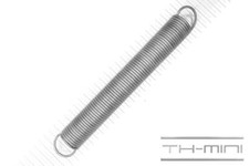 Zug-Feder 3mm Haken Öse