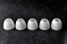 Glas Lampenschirme Ersatzglas matt/weiß, Konvolut 5 Stück, gebraucht