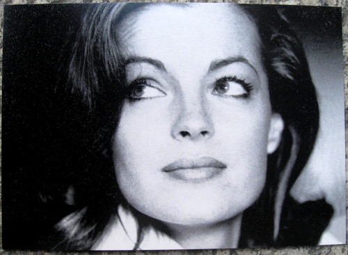 Romy schneider postkarte - romy,