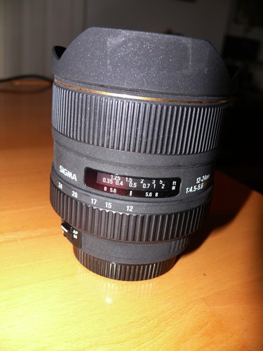 Sigma objektiv 24mm - objektiv, 12-24mm