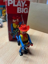 PLAY BIG 70er Jahre Vintage Figuren Spielzeug Cowboy No.5623 OVP