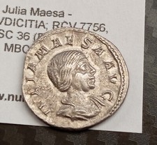 Roman Silver Coin, Julia Maesa