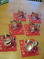 6 Teegläser mit Halter von  WMF