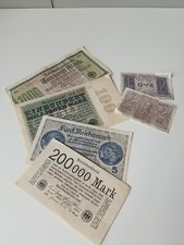 Antik Banknoten Geldscheine Reichsmark Reichsbanknote**
