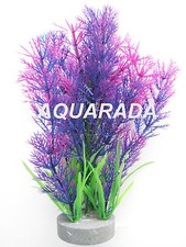 Ausströmerstein mit 20cm Kunstliche Aquarium Pflanze OF15  Wasserpflanzen