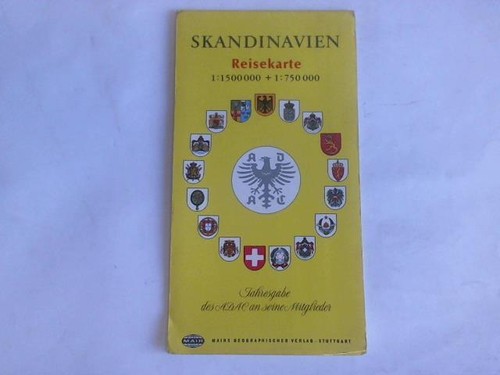 Skandinavien reisekarte - skandinavien.,