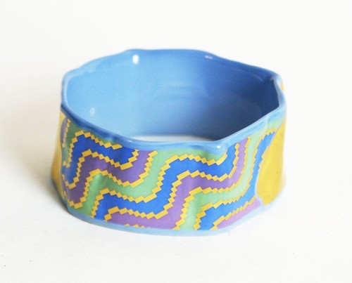 Rosenthal armreif blau - rosenthal, gold