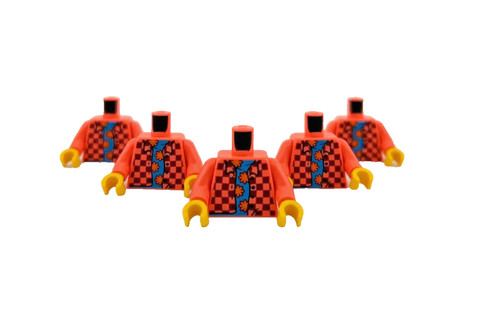 Lego torso in - 5, coral