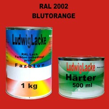 RAL 2002 Blutorange 1,5 kg SET