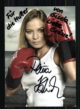 Regina Halmich Autogrammkarte