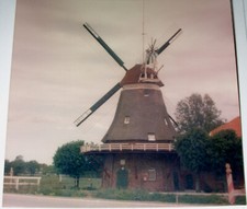Foto 1978: Bagband Windmühle Großefehn Molen Windmill Moulin - Aurich