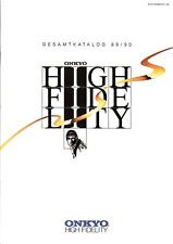 Onkyo HiFi Katalog 90/91 DX-6990 TA-2570 M-5590 M-5570
