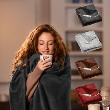 Grafner Heizdecke 180x130cm Wärmedecke elektrisch Temperaturstufen LCD-Display