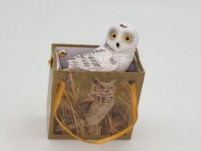 Schnee Eule Figur mit