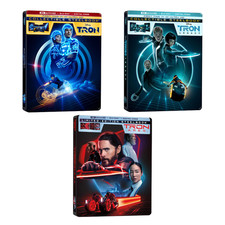 Tron 1-3 (4K Steelbook) New