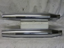 Harley Davidson orig. US Endtöpfe ohne Kat.,chrom,TC Softail Deluxe, Slim, 05-17