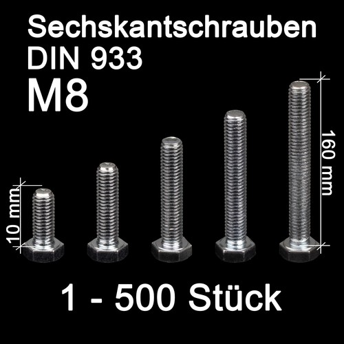 Sechskantschrauben 8 - sechskantschrauben, m8