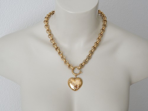 Vintage collier herz - collier, anhänger