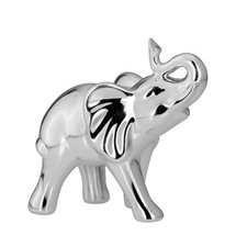 Dekofigur Elefant silber 6-25
