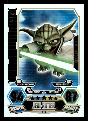 Yoda star wars force - star, attax