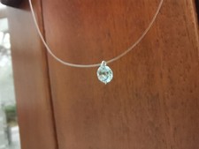 !! 468 Stück POSTEN NYLONKETTE NYLONKETTEN SCHWEBENDER STEIN ZIRKONIA MEGA