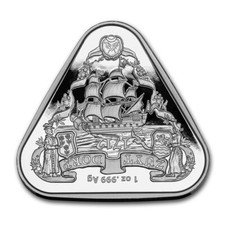 1 UNZE 999 SILBER - SCHIFF WRACK / SEENOT - SILBERMÜNZE - SILBERBARREN