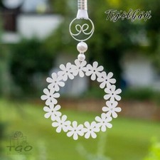 Fensterdeko Kranz Blume aus