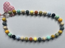 💎Halskette-Kette-Silikonperlen-Neu💎