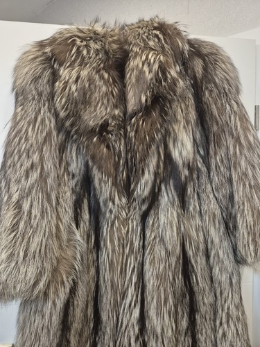 Silberfuchs pelzmantel größe - pelzmantel,