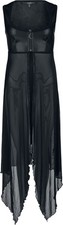 KIHILIST by KILLSTAR Mittellanges Kleid Damen Acendance Duster schwarz Gothic