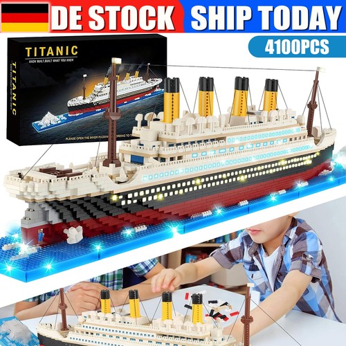 Beleuchtetes titanic modell - titanic,