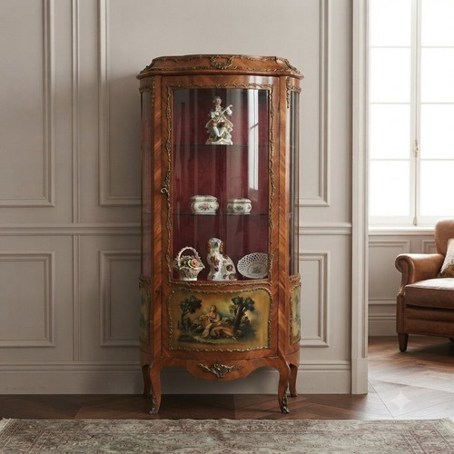 Antike vitrine barockstil bois - antike,
