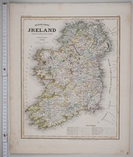 Neueste Karte von Irland 1844