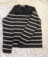 Kinder Pullover Blau-Weiss