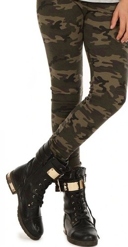 Mädchen leggings camouflage - mädchen,