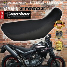Sitzbezug, Seat Cover, passend für:  YAMAHA XT 660 X R  2004-2012 CARBON by DSFX