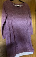 Longpullover, rot/Bordeaux