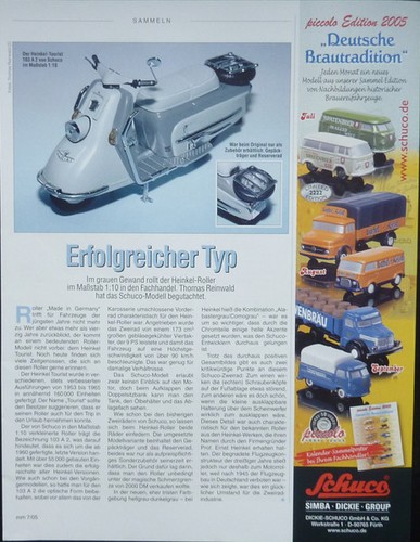 Heinkel tourist motorroller - tourist, in