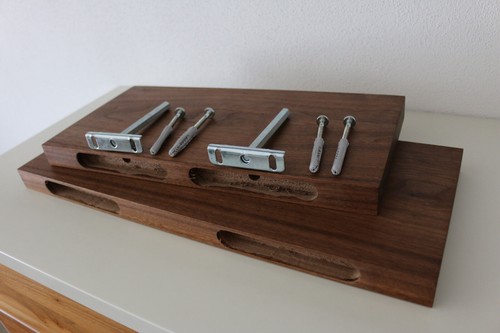 Wandboard nussbaum massiv - nussbaum,