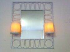 2 x LED-Kerzen mit Wandhalter