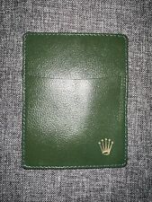 Rolex Leder Etui Leder Grün