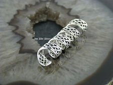 Silber 925 Bartcreole Bartspirale Celtic Zopf Keltischer Haarschmuck Bartschmuck