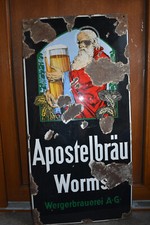 Altes Emailschild um