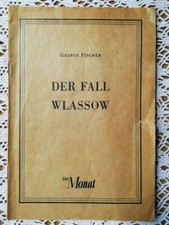 Der Monat - eine intern. Zeitschrift, Der Fall Wlassow von George Fischer, 1954