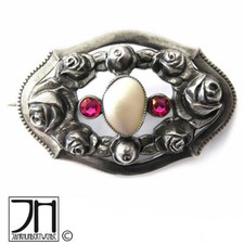 Antike jugendstil brosche - antike,
