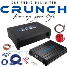 Crunch CBP1000F 1000 Watt Bass Set Auto Hifi Komplettanlage Subwoofer Verstärker