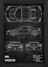 Opel Flitzer Gerahmtes