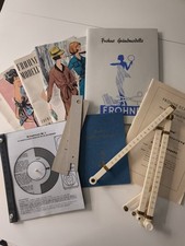 Frohne Zuschneidesystem 60er Jahre • Schneiderlehre Schnittmuster Mode Vintage 