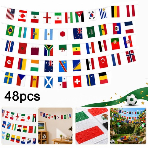 2026 fahnenkette länder - wm,